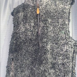 Vest, grey & black. Simply southern brand